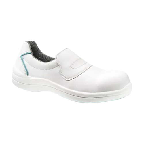 Mocassin de securite Impala femme S2 CI SRC blanc composite