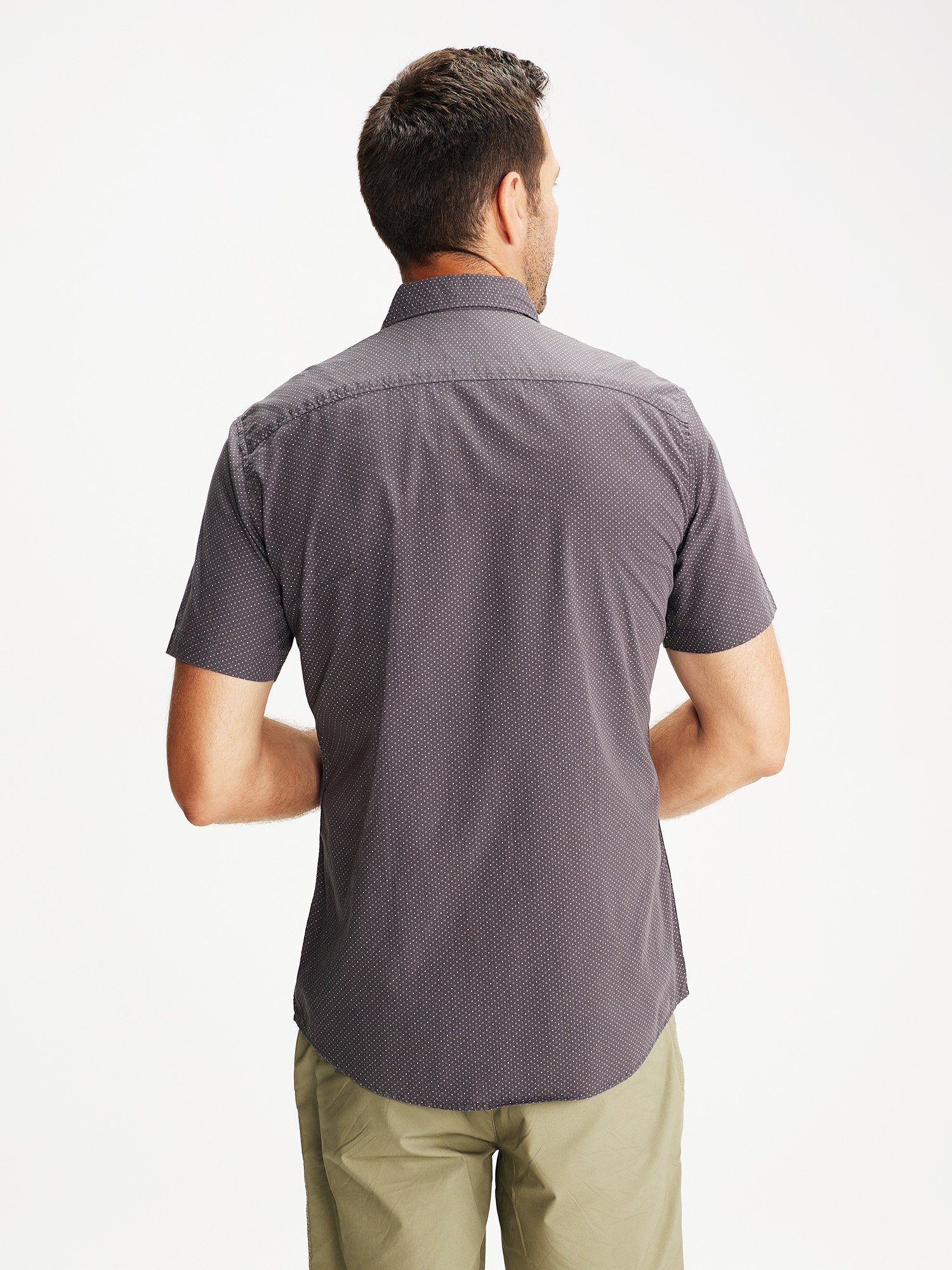 Chemise Homme Manches Courtes Gris