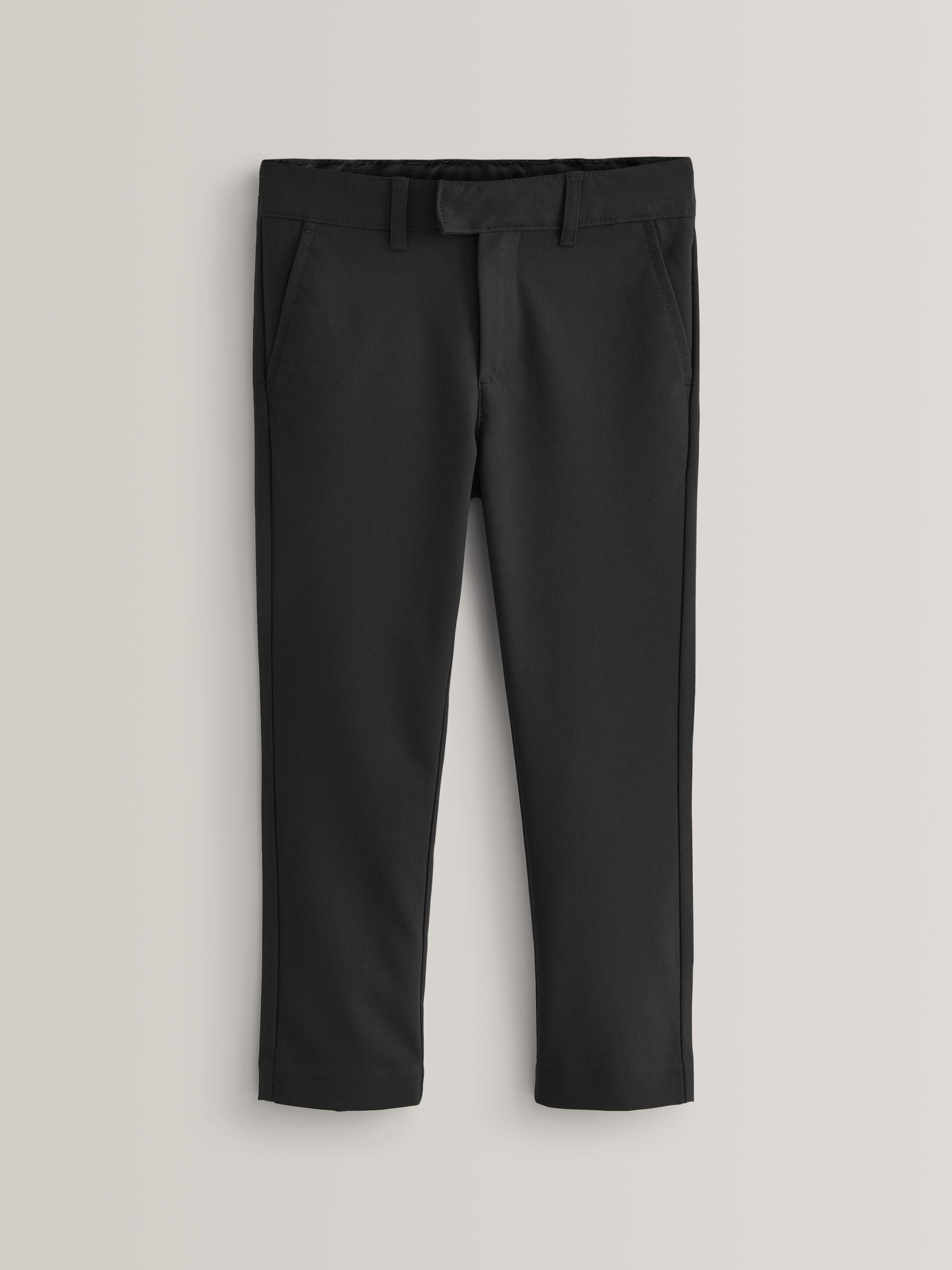 Zwart - Formele skinny schoolbroek met stretch (3-17 jr)