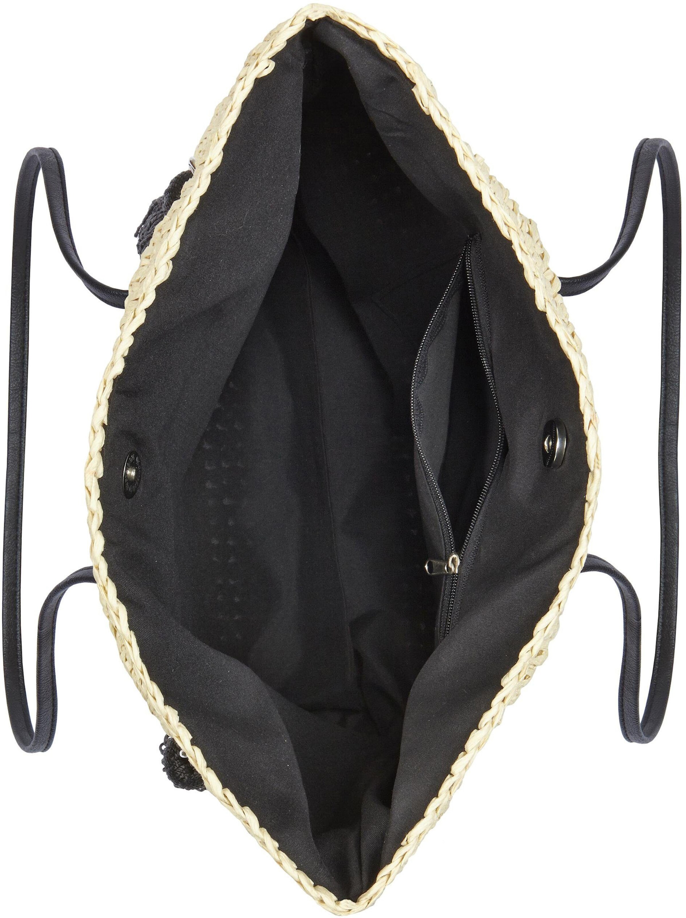 LASCANA Umhängetasche in beige-schwarz