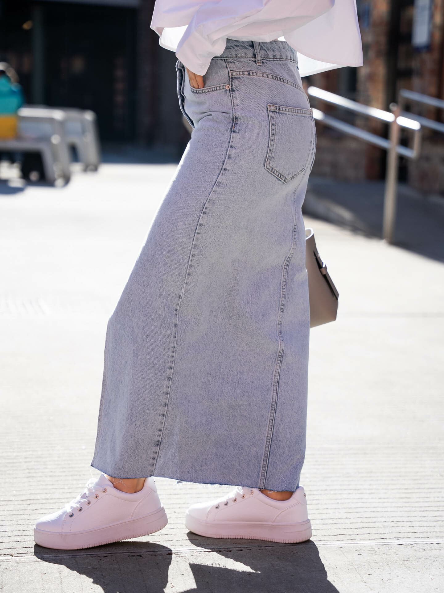 Ninni Maxi Denim Skirt