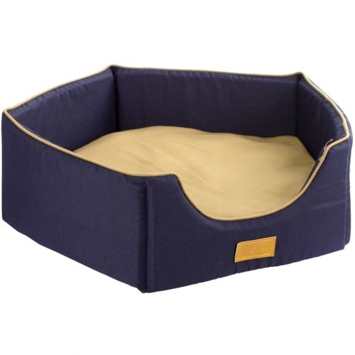 Cama para cães Jerome com bordas, azul