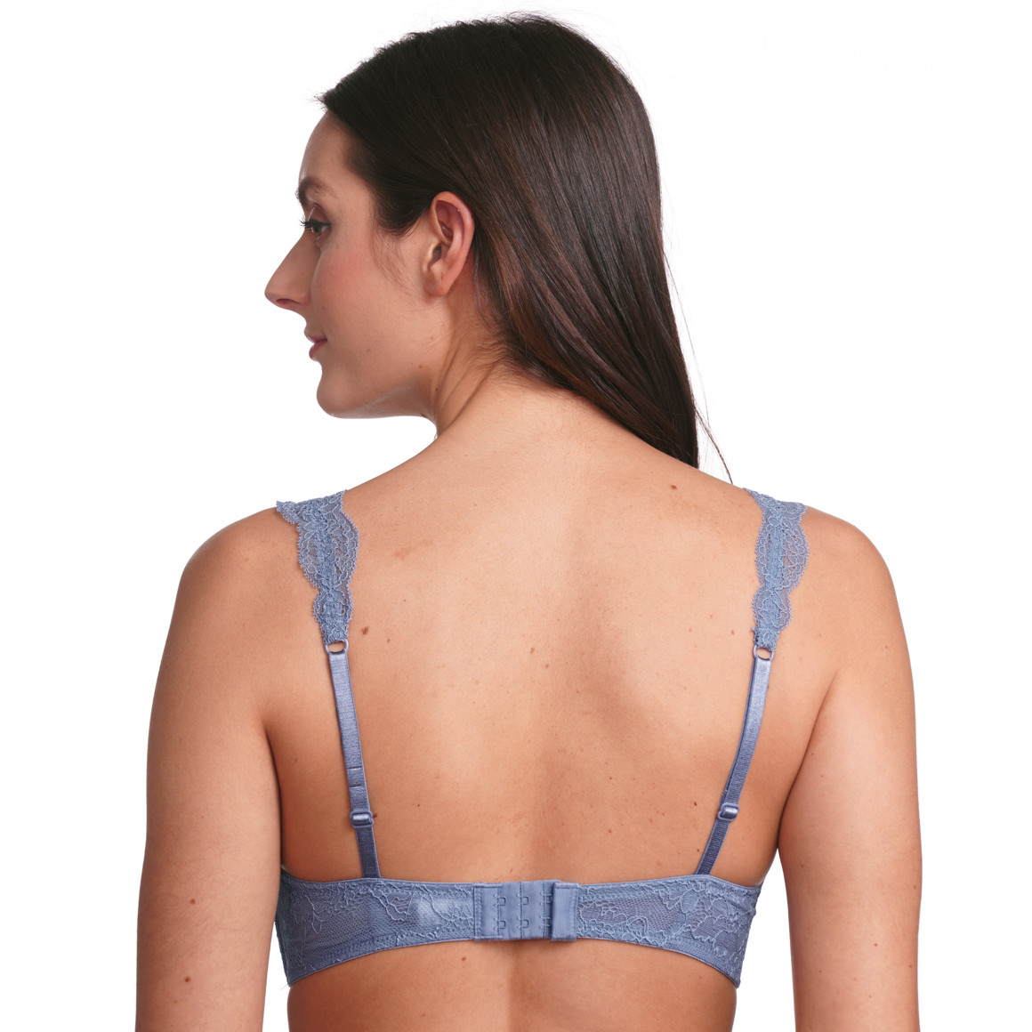 Gina Benotti Damen Soft-BH mit Spitze blau