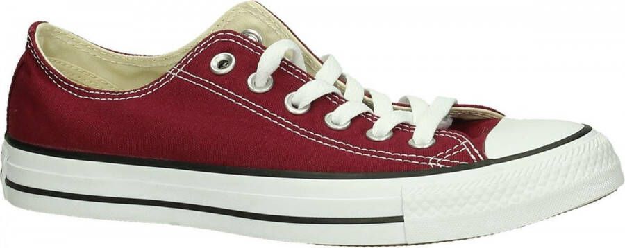 CONVERSE Sneakers laag 'Chuck Taylor All Star' karmijnrood wit
