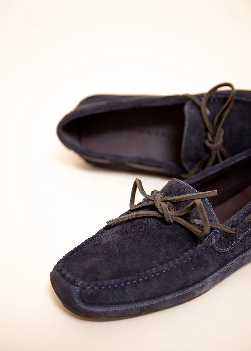 M LACE SLIPPERS VELOURS NAVY