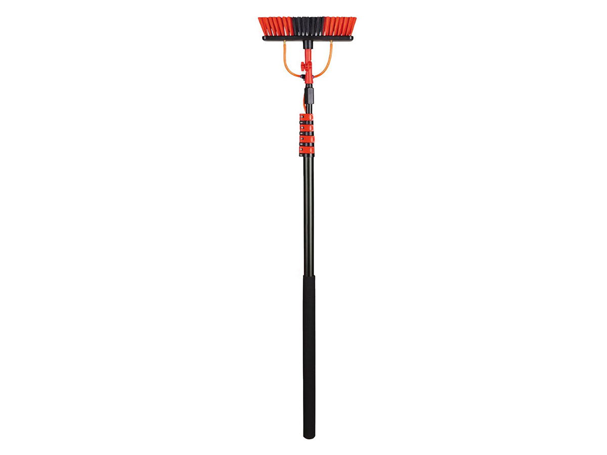 Shine telescopische wasborstel met zeepdispenser- 7 meter
