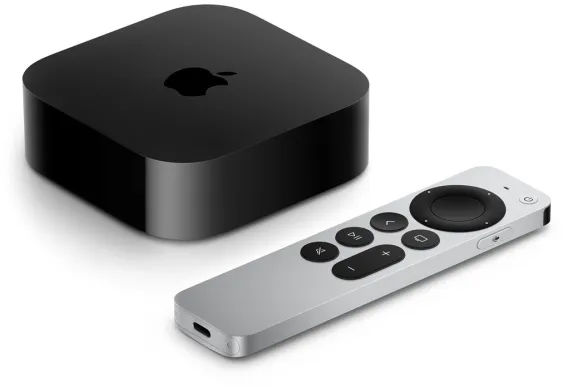 Apple TV 4K (Wi-Fi   Ethernet) - 3. generation - AV-afspiller - 128 GB - 4K UHD (2160p) - 60 fps - HDR