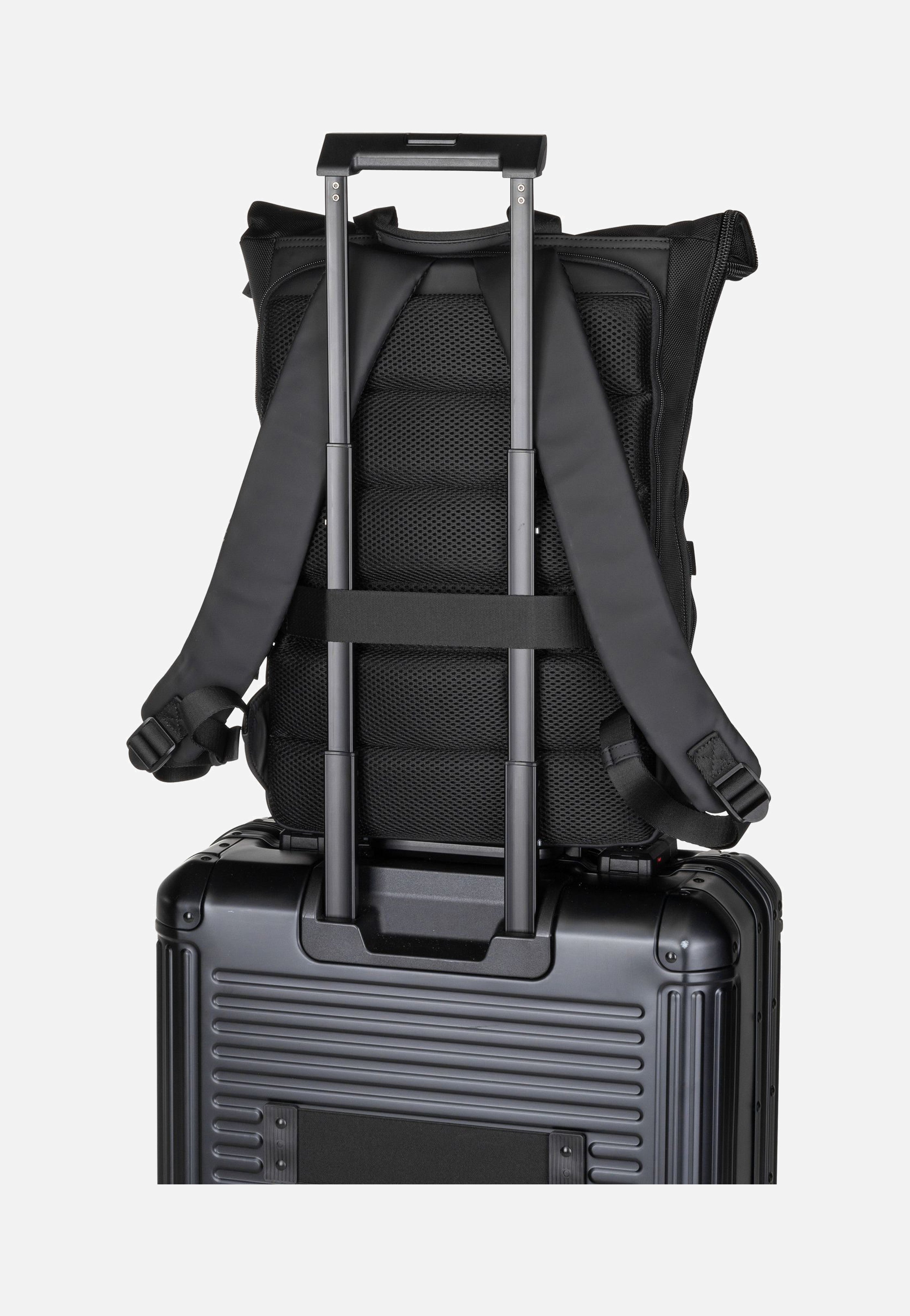 Balling Kurier 4015 Schwarz - Rolltop Rucksack