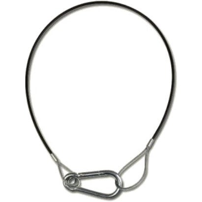 Innox Safety Cable 70 cm, 3 mm musketon zwart