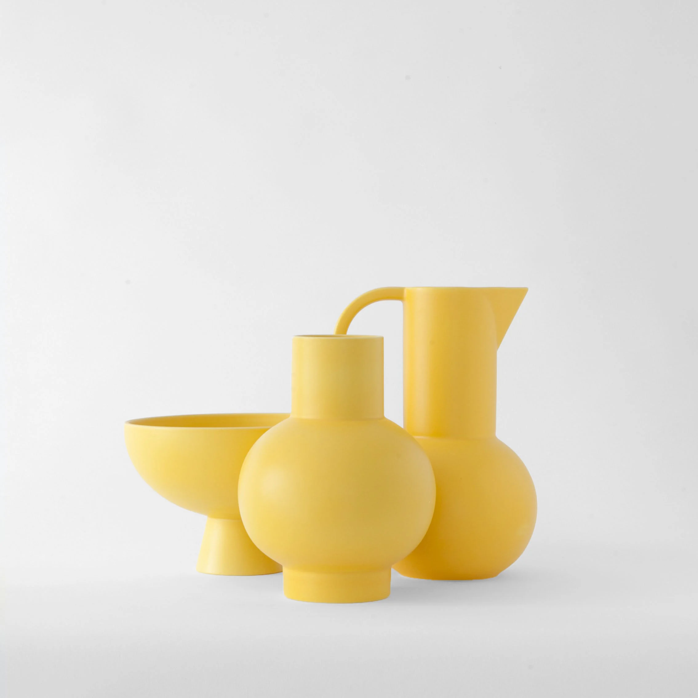 STRØM LARGE - Coupe céramique | Jaune
