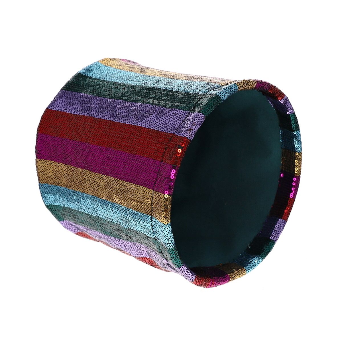 Panier rond à sequins multicolores Surprise Partie !