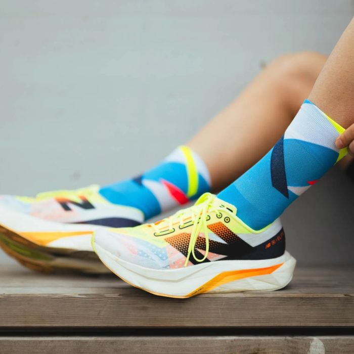 Incylence Unisex Strømper Ultralight Strikes Socks Blå