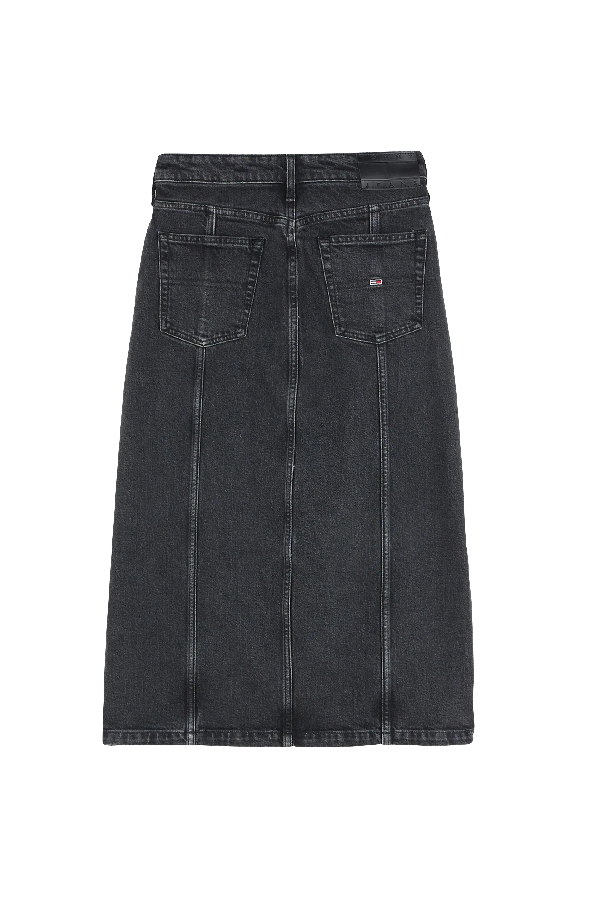 TOMMY JEANS Jupe CLAIRE HGH MIDI SKIR Noir
