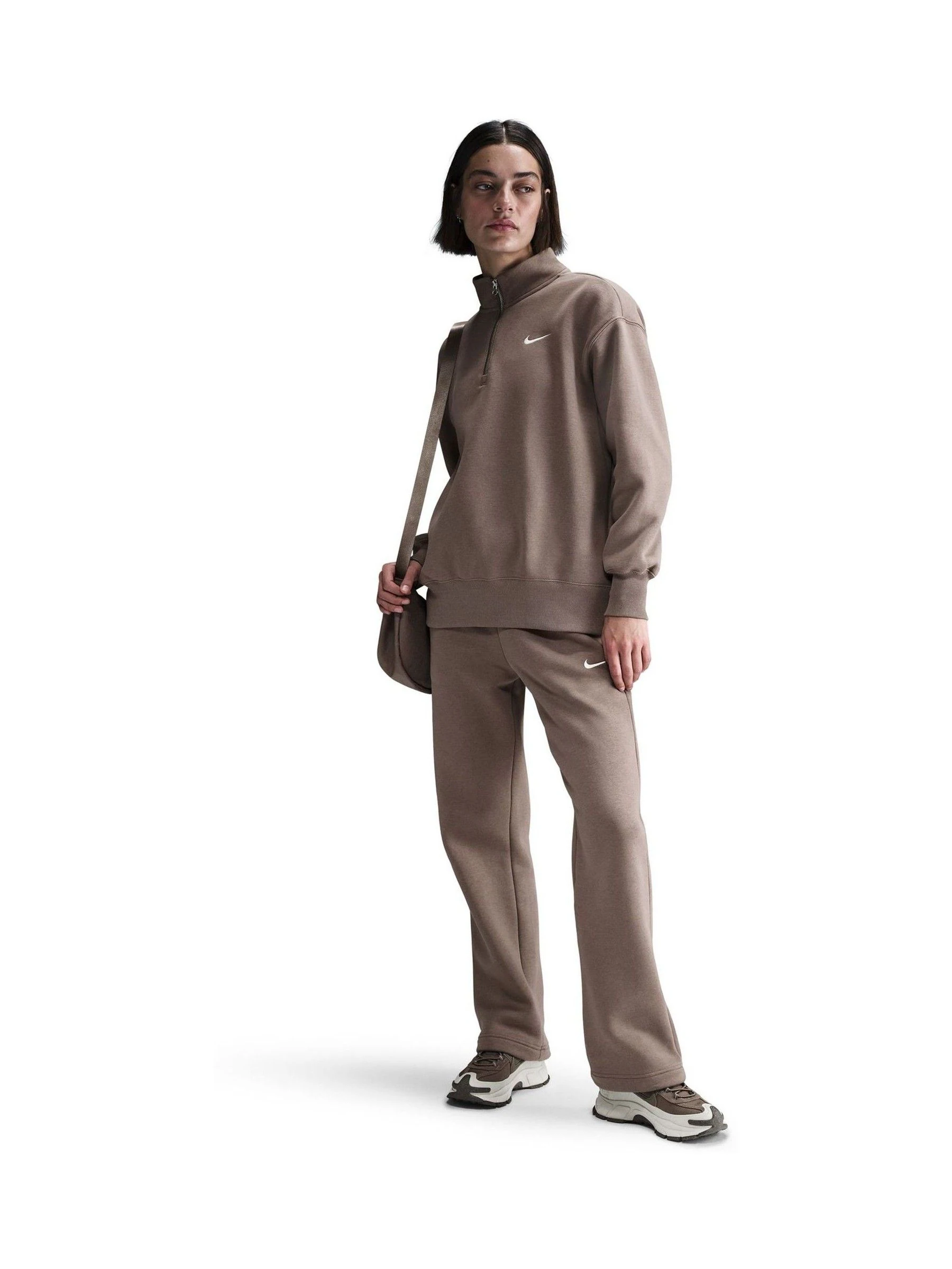 Bruin - Nike Sportswear Phoenix Over-Oversized Quarter-Zip Fleece