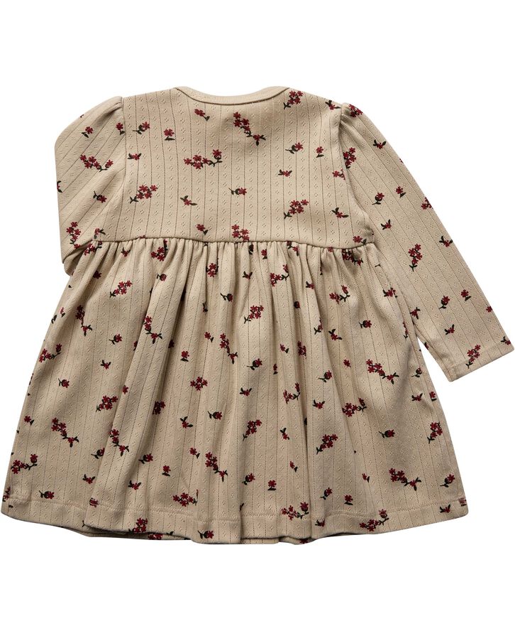 Magasin du Nord Collection Emilie 3 baby dress GOTS Red flower