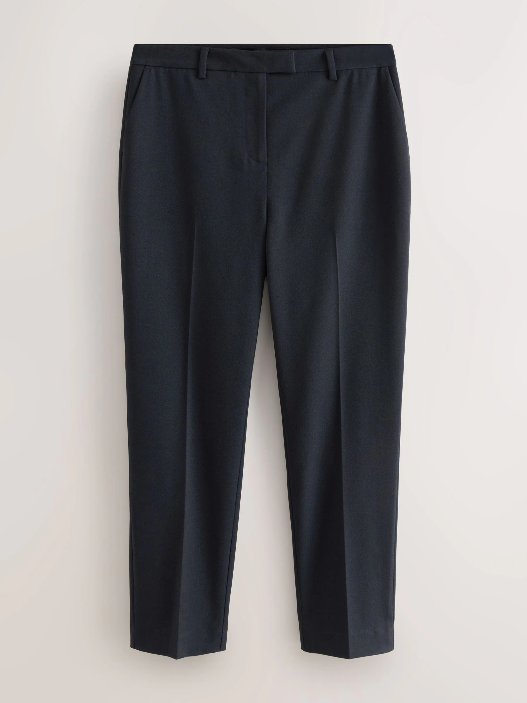 Marineblauw - Op maat gesneden smalle broek