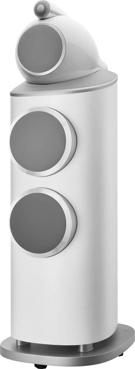 B&W 802 D4 Blanc satin (la paire) Enceintes colonne