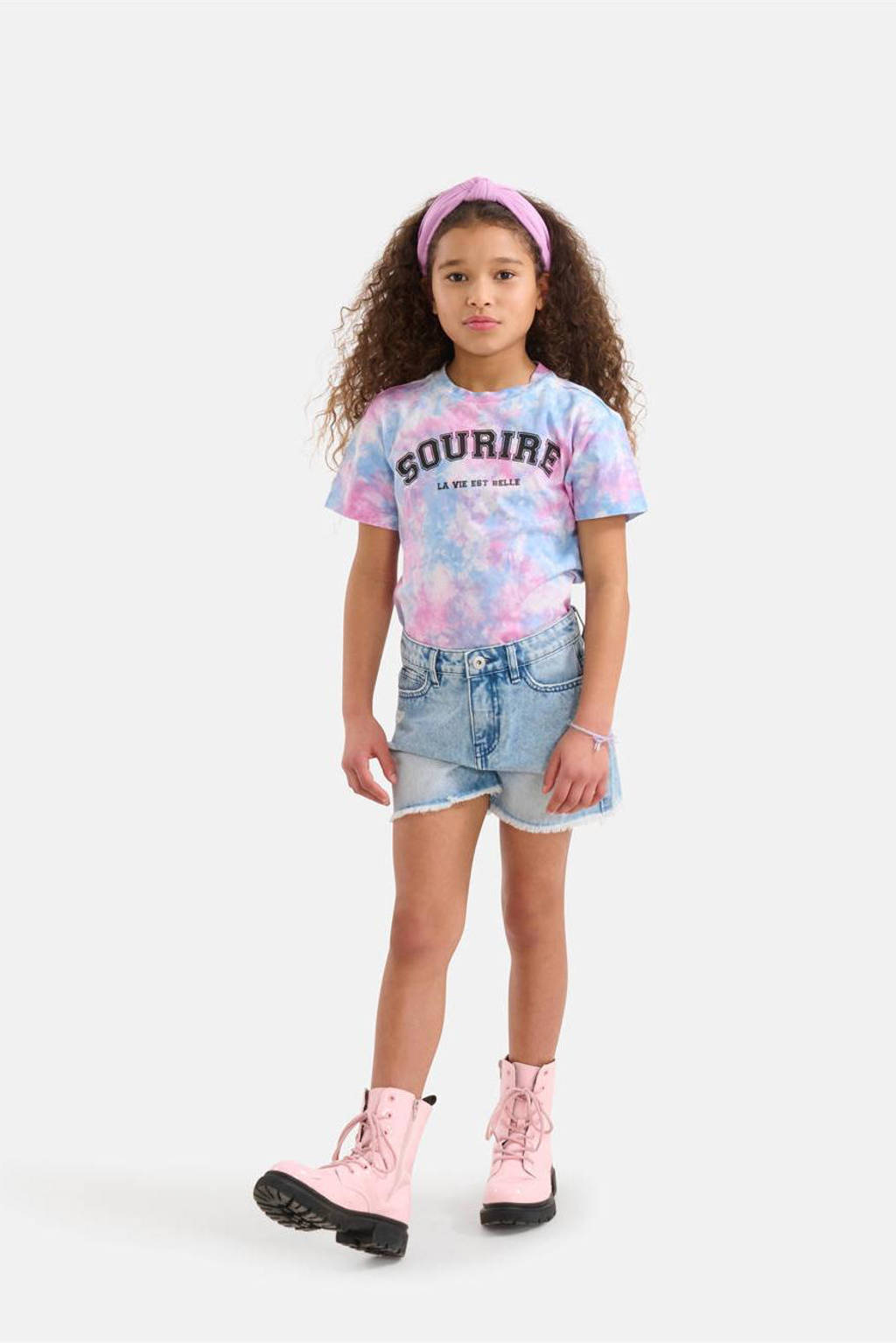 Shoeby high waist regular fit denim short bleached