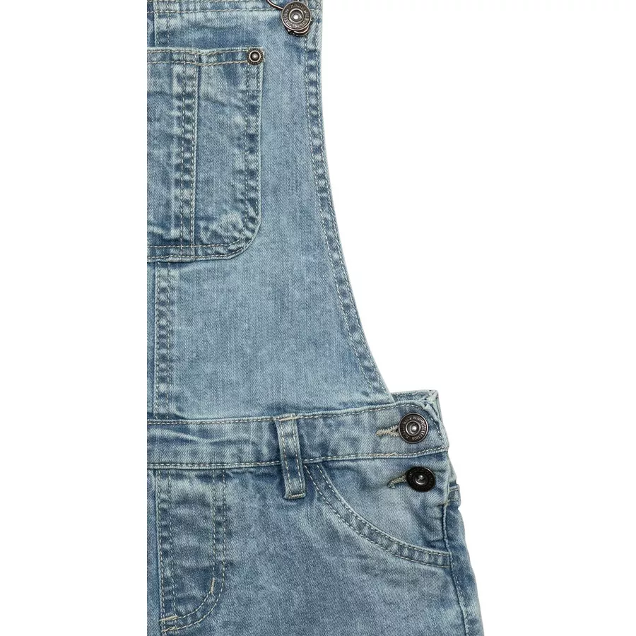MINOTI Latzhose Denim-Hellblau