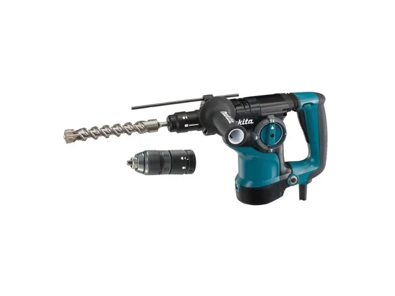 Makita HR2811FT - Roterende hammer - 800 W - 3 tilstande - SDS-plus - 2.9 Joule
