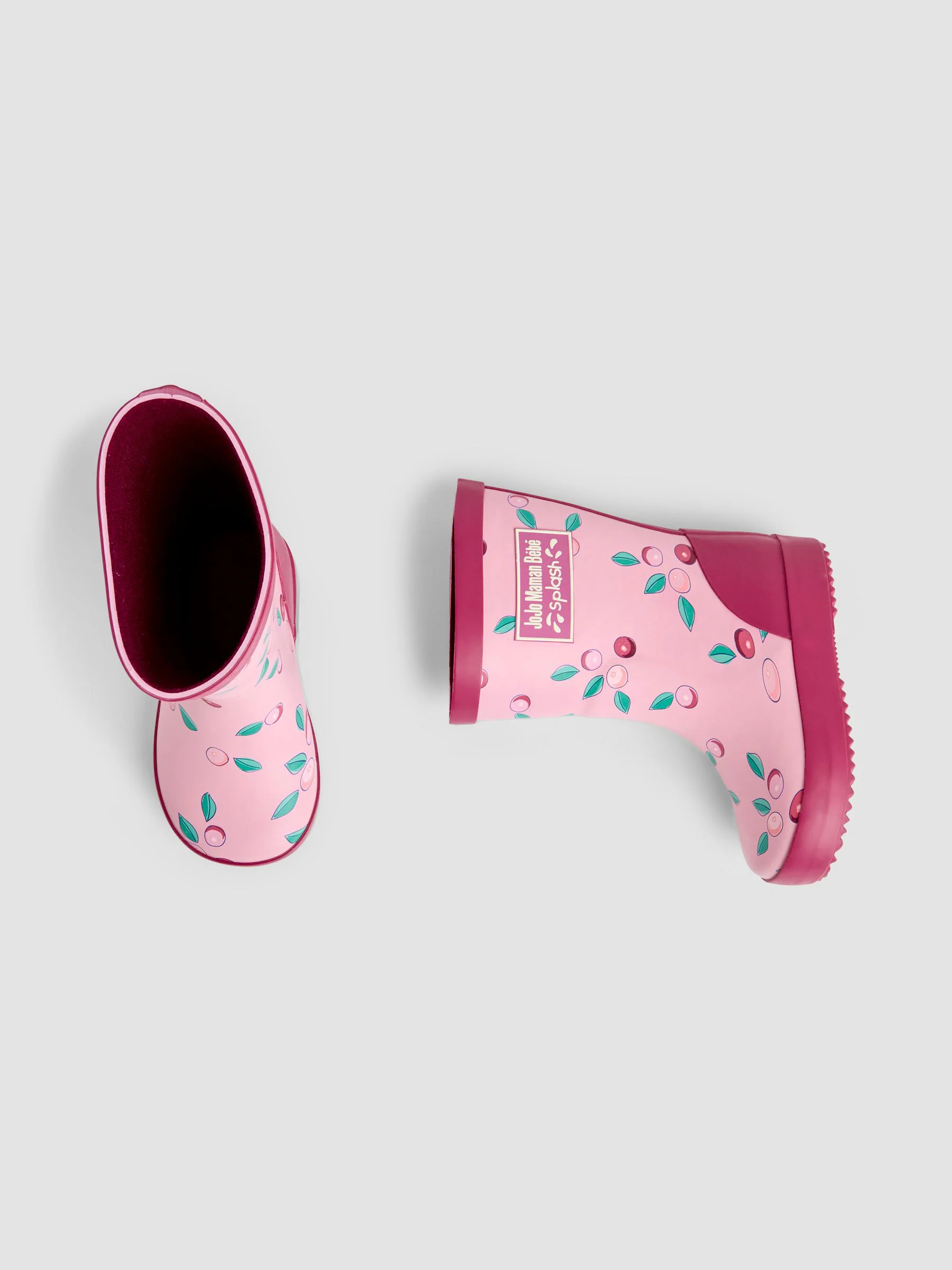 JoJo Maman Bébé Berry Print Wellies
