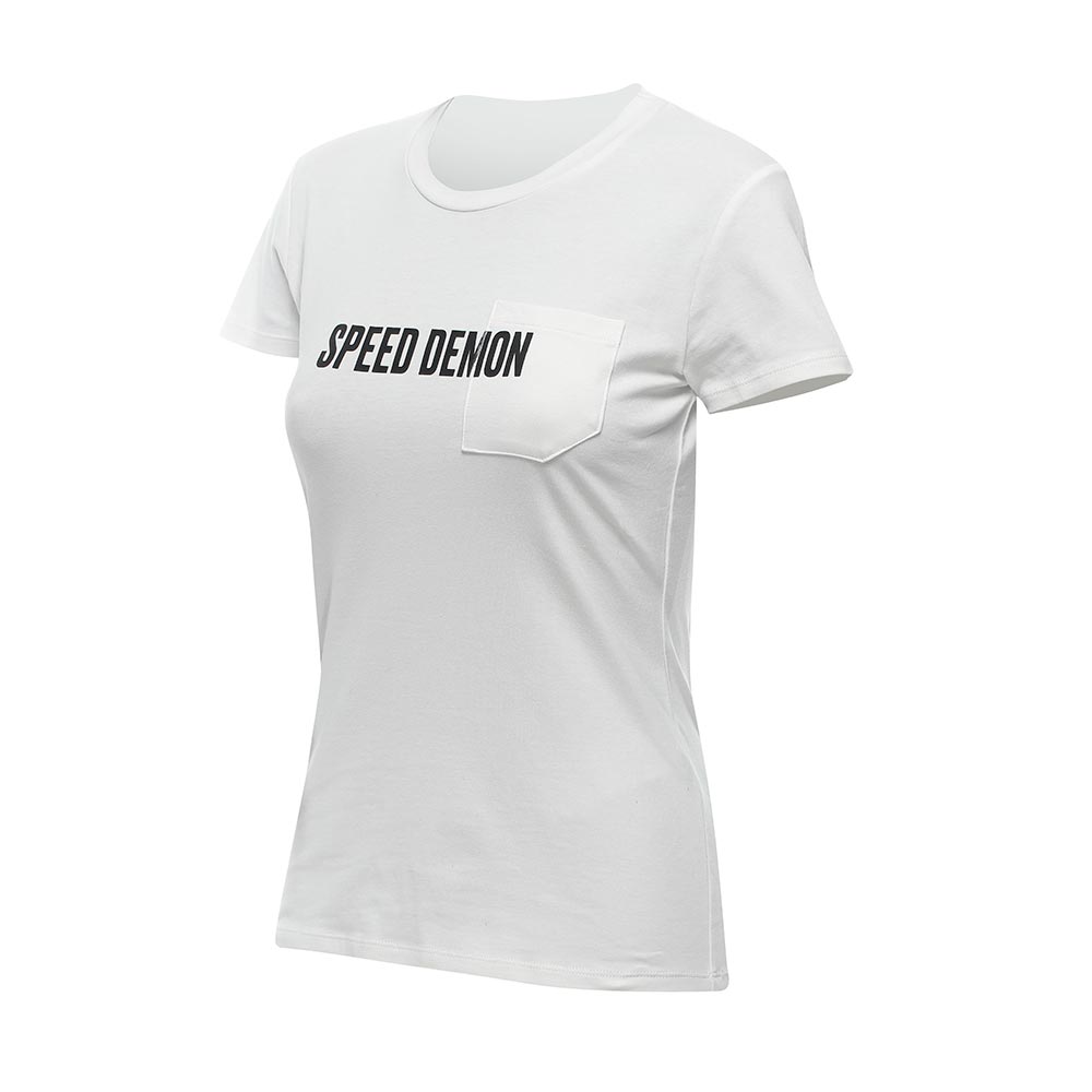 Dainese - T-shirt femme Demon Pocket Woman Blanc