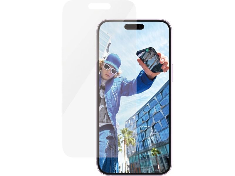 Panzerglass Displayschutz Classic Fit iPhone 15 Plus/16 Plu Display-Schutzfolie für das Apple iPhone 15 Plus/iPhone 16 Plus