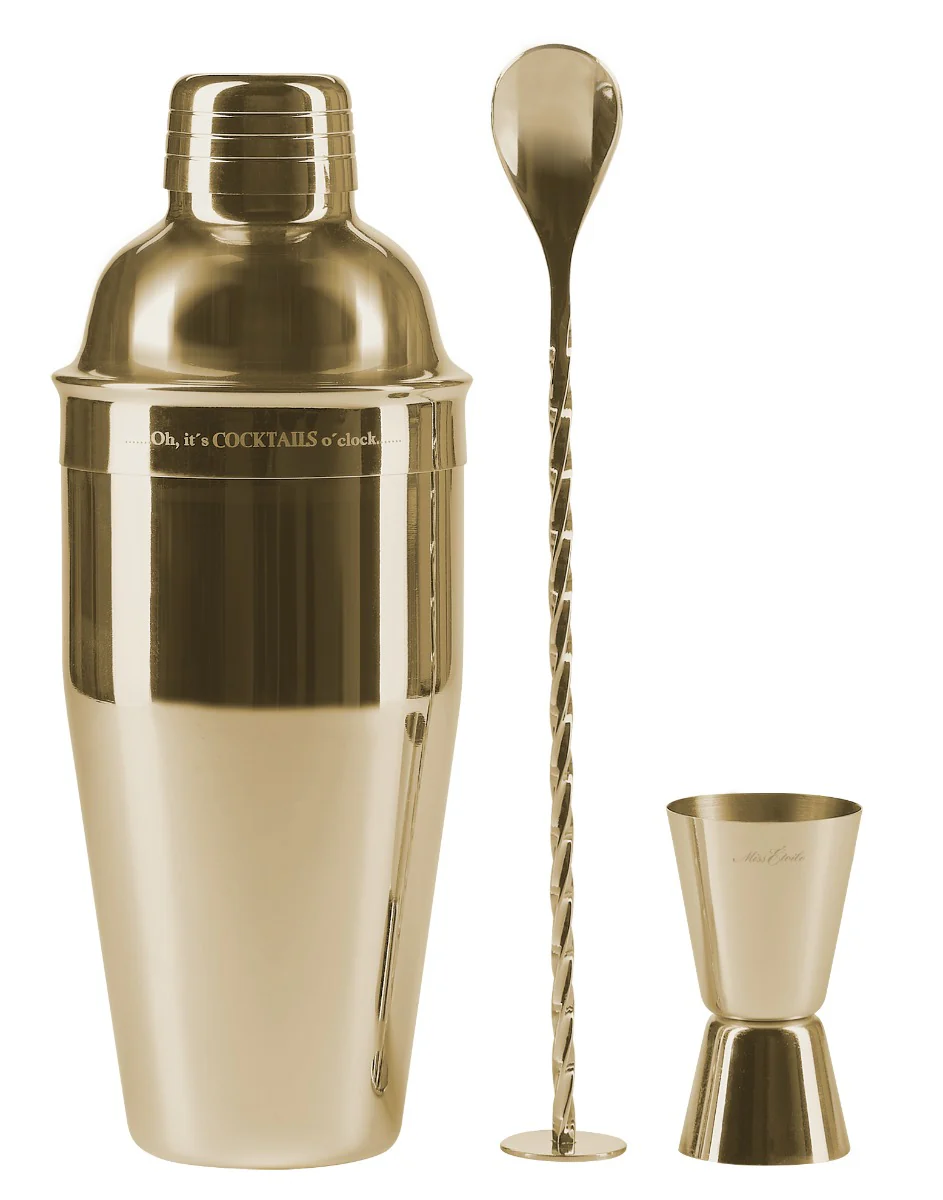 Miss Étoile  Miss Etoilé cocktail shaker - guldfarvet