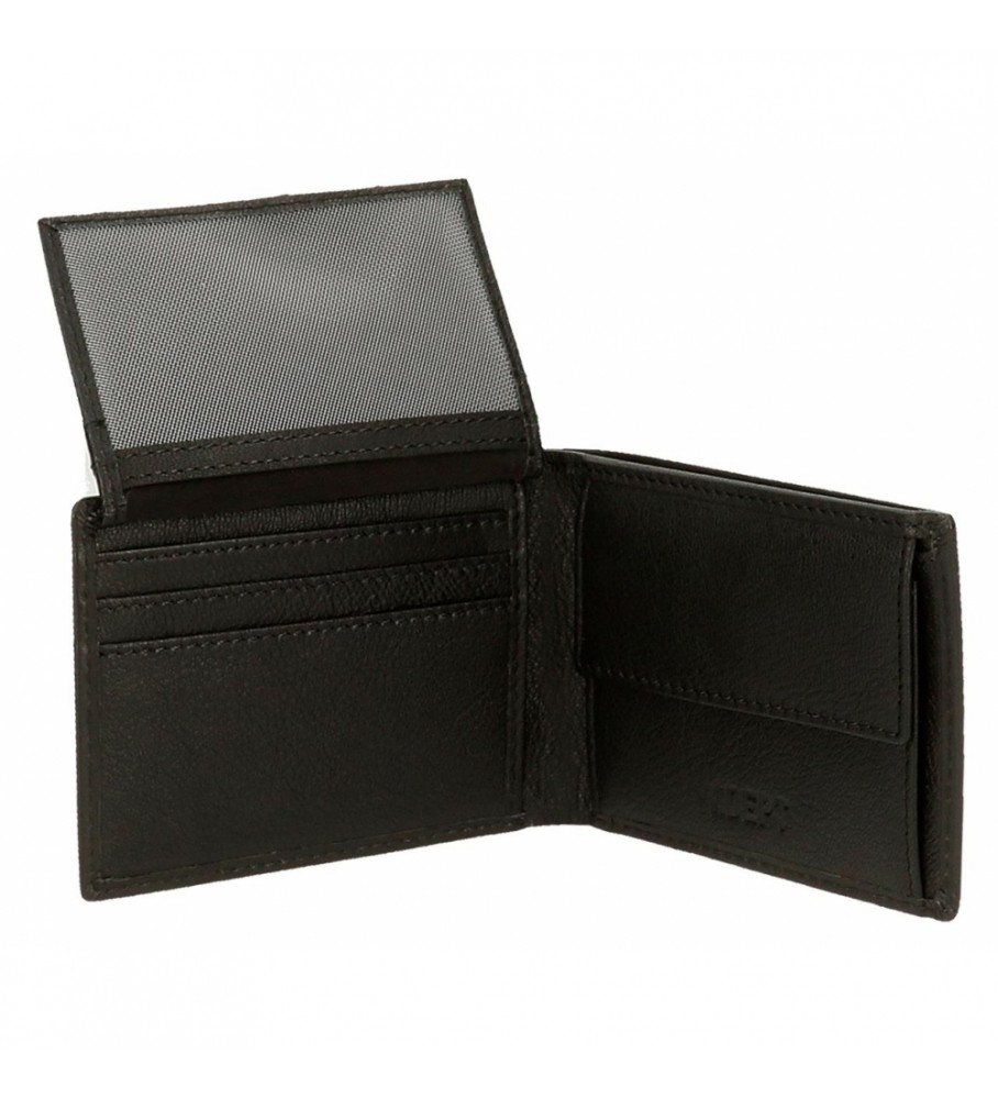 Bolsa Joumma Cartera Adept Max Preta - 11x8x1cm -
