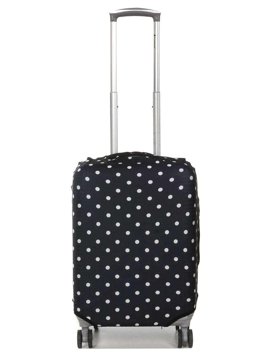 Housse de valise Periea Black with White Dots S