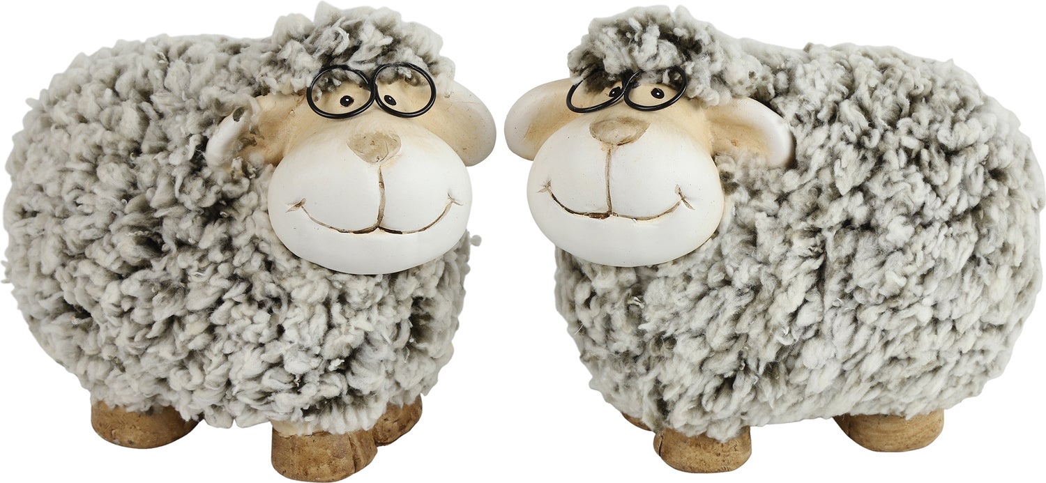 Countryfield beeld Doro schaap grijs 15,5 x 9 x 13 cm