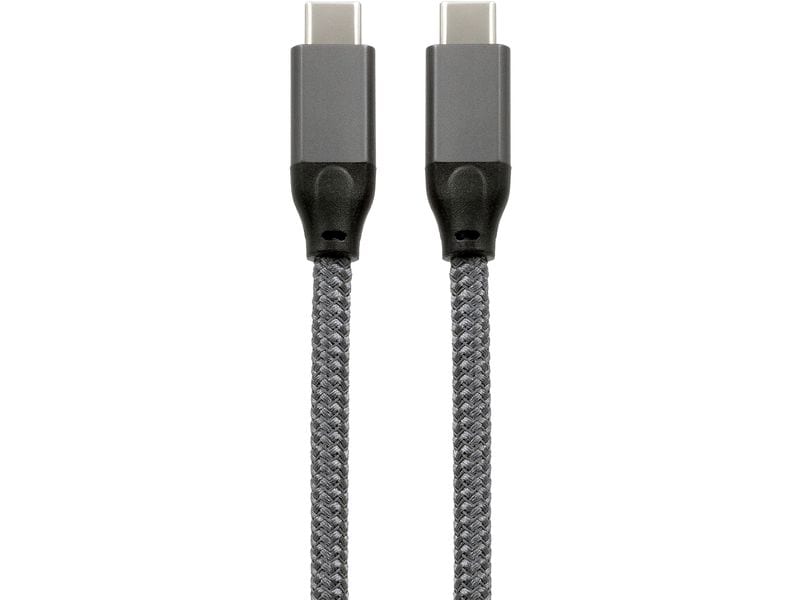 Exsys USB-Ladekabel EX-K1596 USB C - USB C 1 m Daten- und Ladekabel