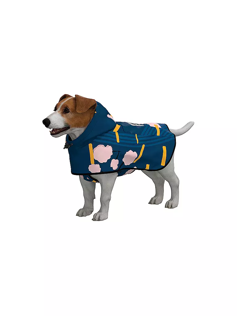 RAINKISS Hunde Regenponcho blau