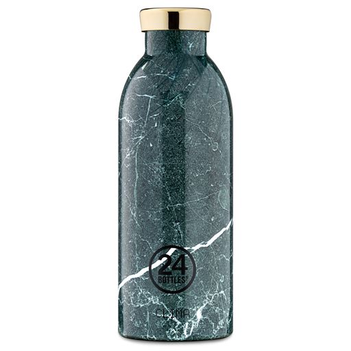 24Bottles Clima Termoflaske, Green Marble, 500 ml
