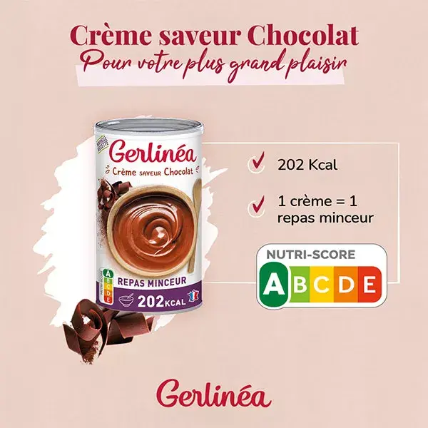 Creme de Refeição Emagrecedor Gerlinéa Chocolate 540g