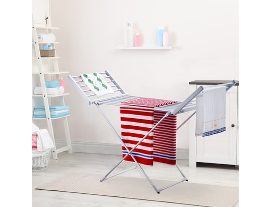 KITCHEN MOVE - Séchoir à linge électrique magma gris aluminium 220w