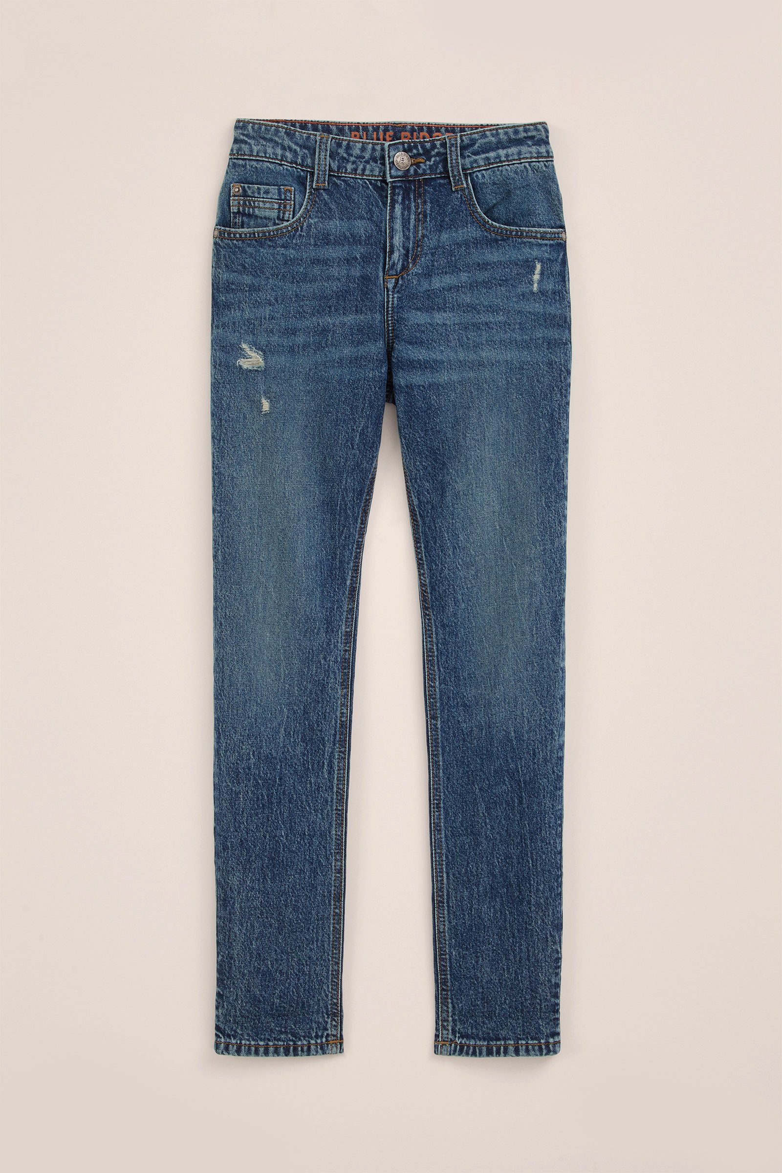Jongens regular fit jeans met stretch Blue Ridge Donkerblauw
