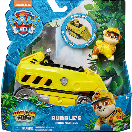Rubble & Crew Paw Patrol Jungle Themed Vehicle Rubble