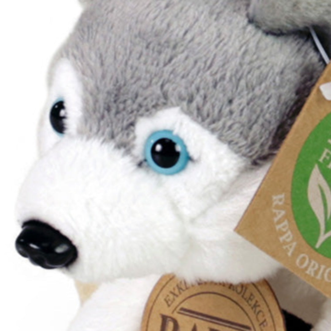rappa knuffelhond husky - 13 cm