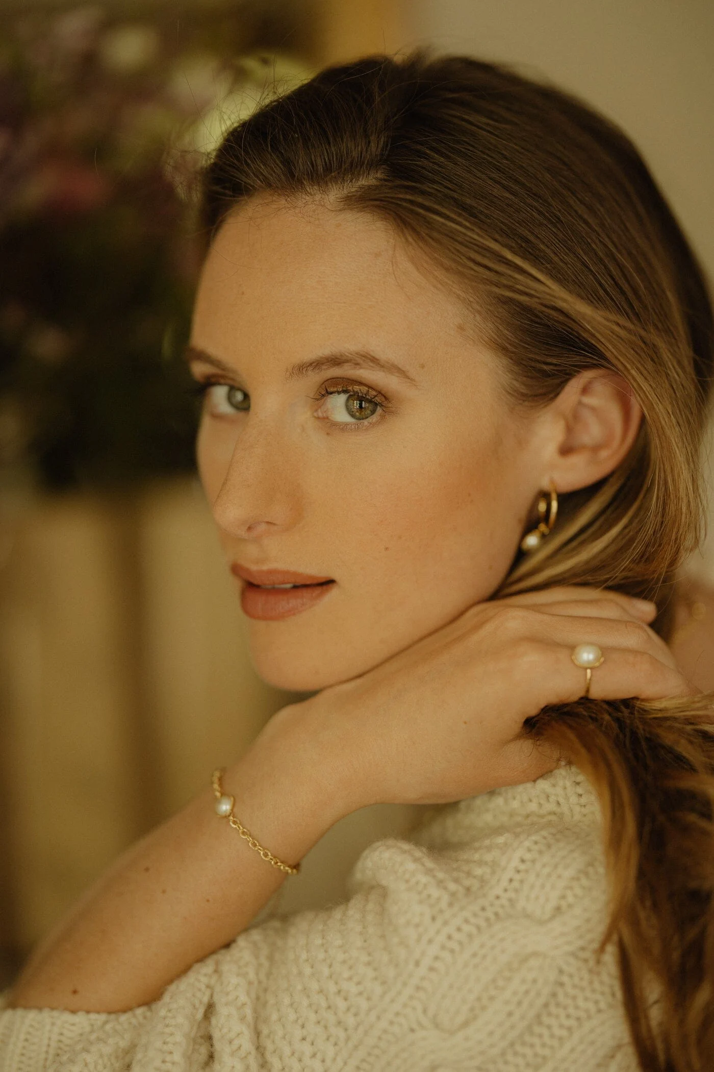 NÉLYA - Mini bracelet perle doré à l'or fin | Doré