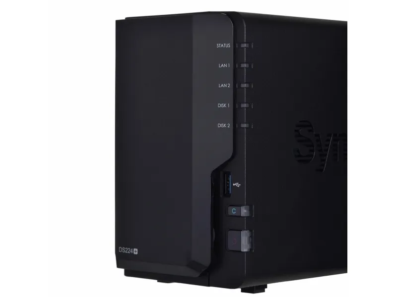Synology Disk Station DS224  - NAS-server - RAID 0, 1, JBOD - RAM 2 GB - Gigabit Ethernet - iSCSI support