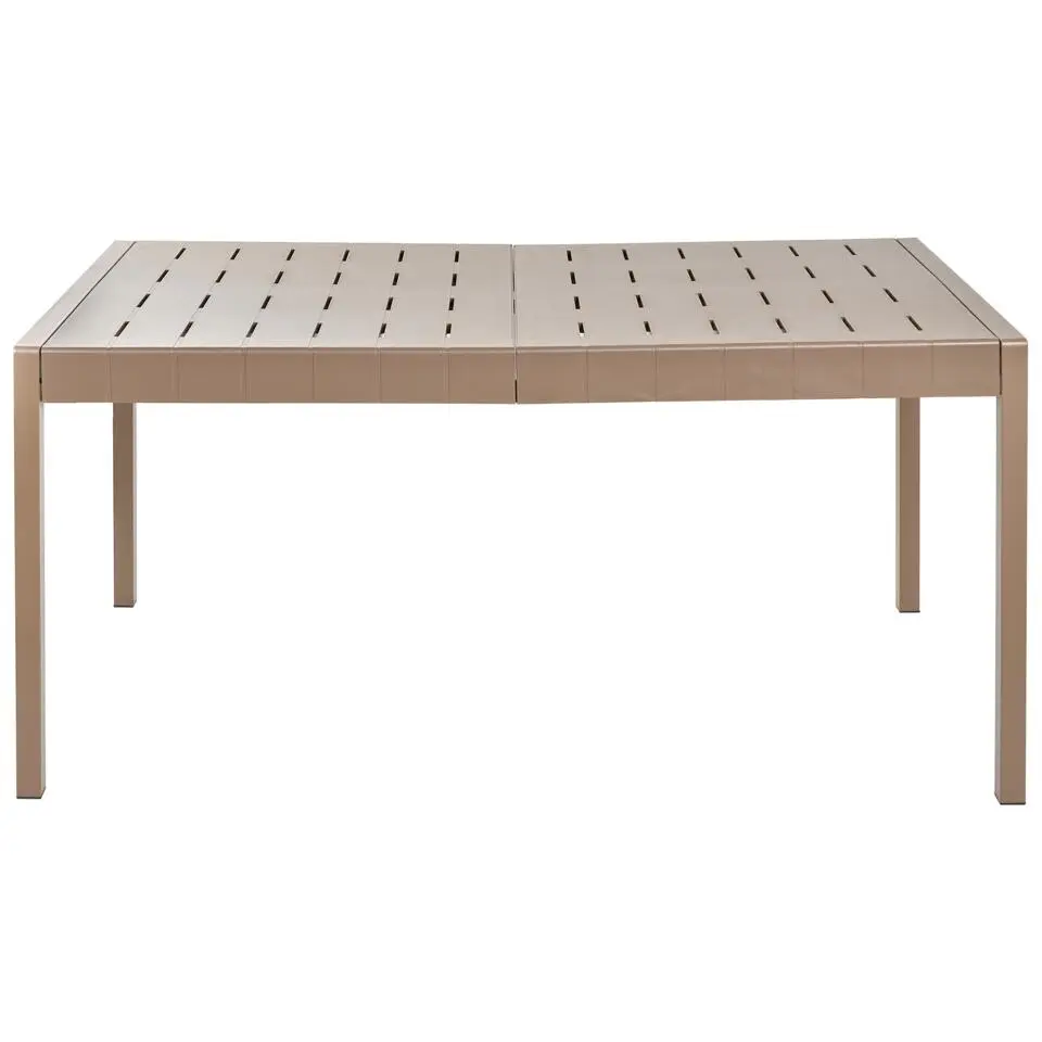 BARTICA - Tuintafel - Bruin - 154 x 84 cm - Synthetisch materiaal