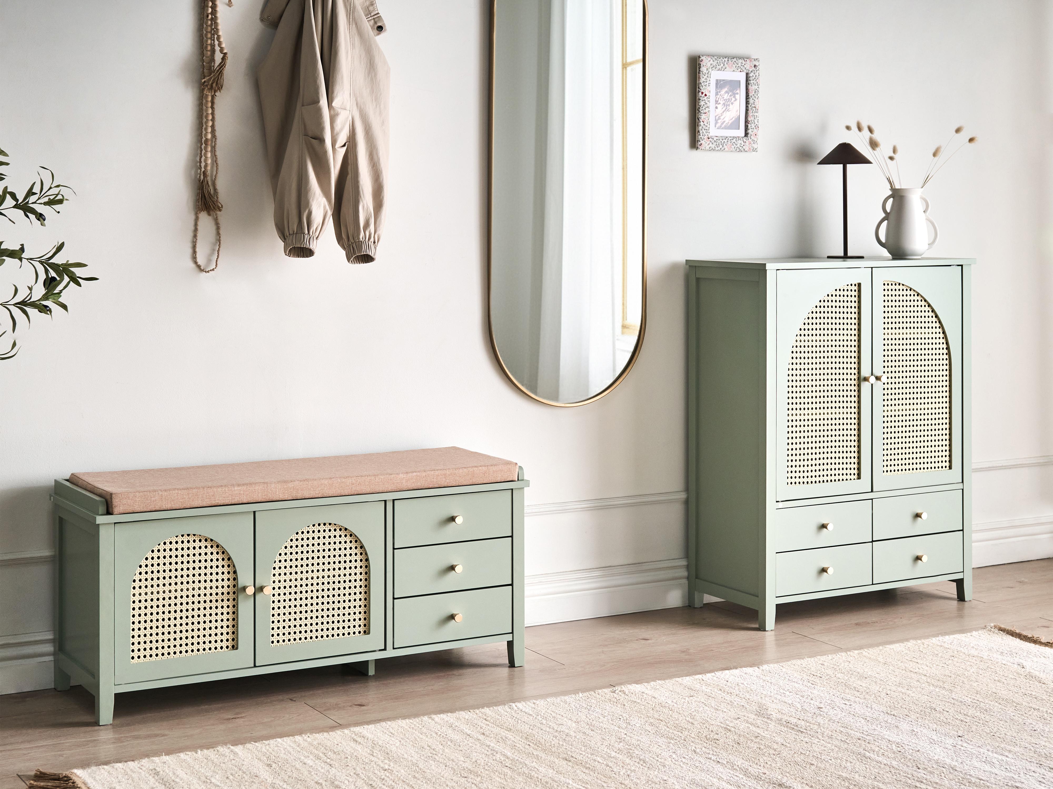 Schoenenkast BENDIGO Mintgroen