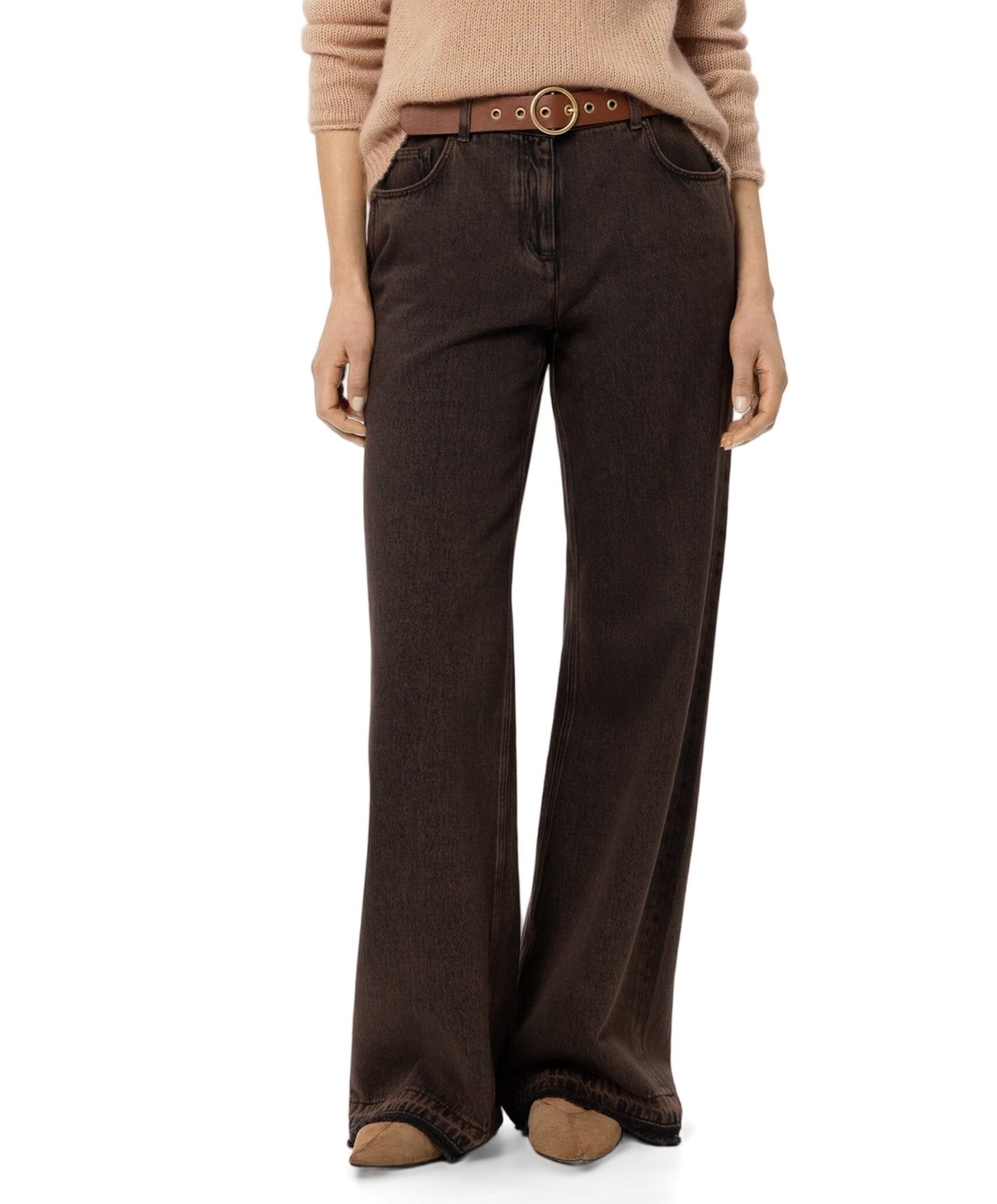 LUISA CERANO dames jeans bruin