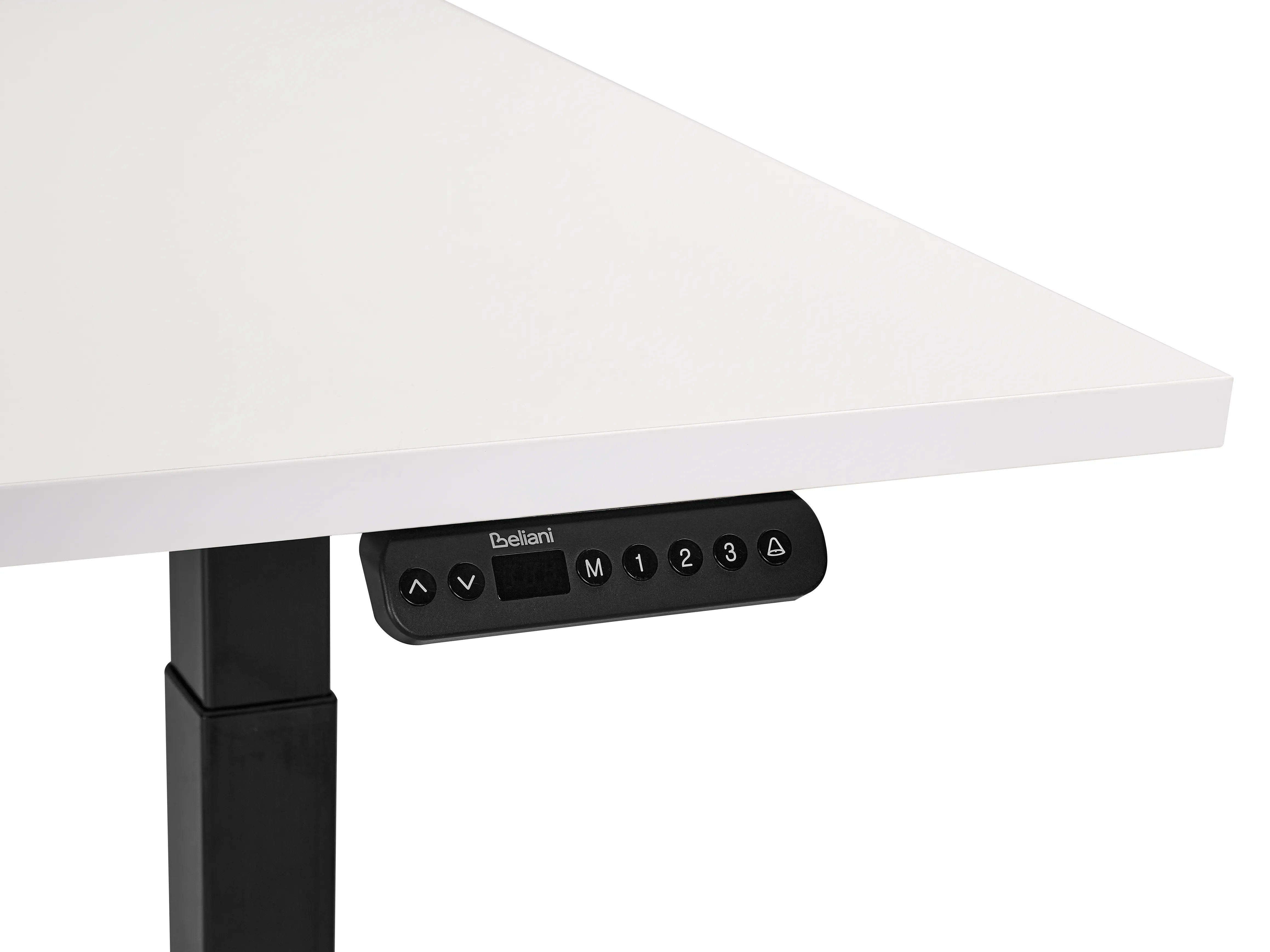 Elektrisch verstelbaar sta-bureau DESTINES Wit/zwart 180 cm 80 cm