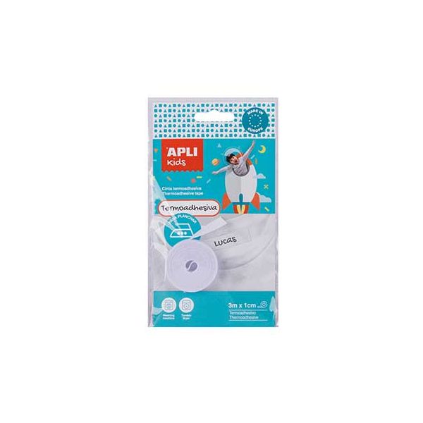 Apli Etiquetas 3mx1cm Termoadesivas P/roupa 1 Un. (APL17795)