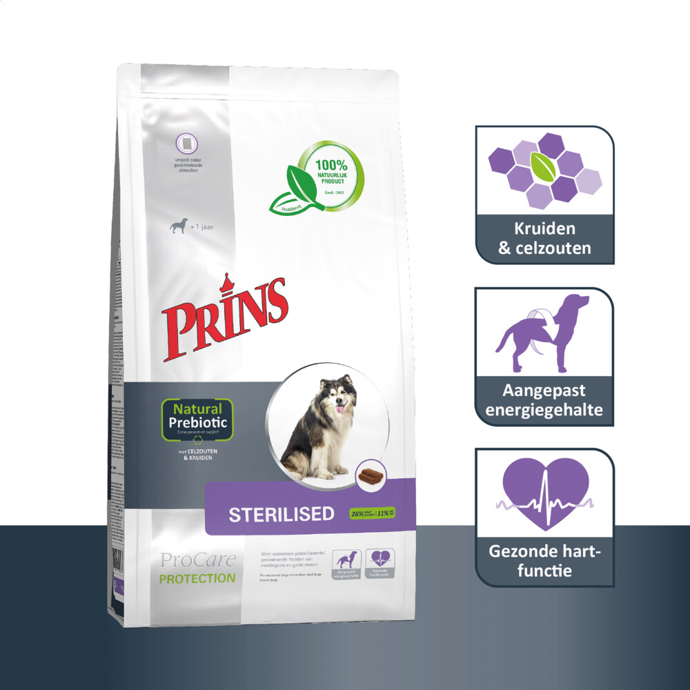 Prins ProCare Protection Sterilised Hondenvoer 15 kg