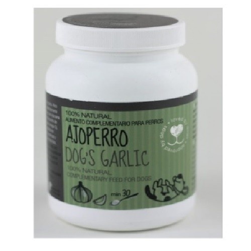 Suplemento nutricional de alho e coco para cães da Naravnozdravpes.
