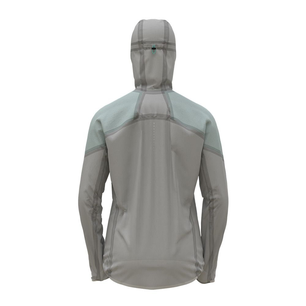 Odlo DUAL DRY WATERPROOF INSULATED - Veste Femme odlo silver grey/polynya