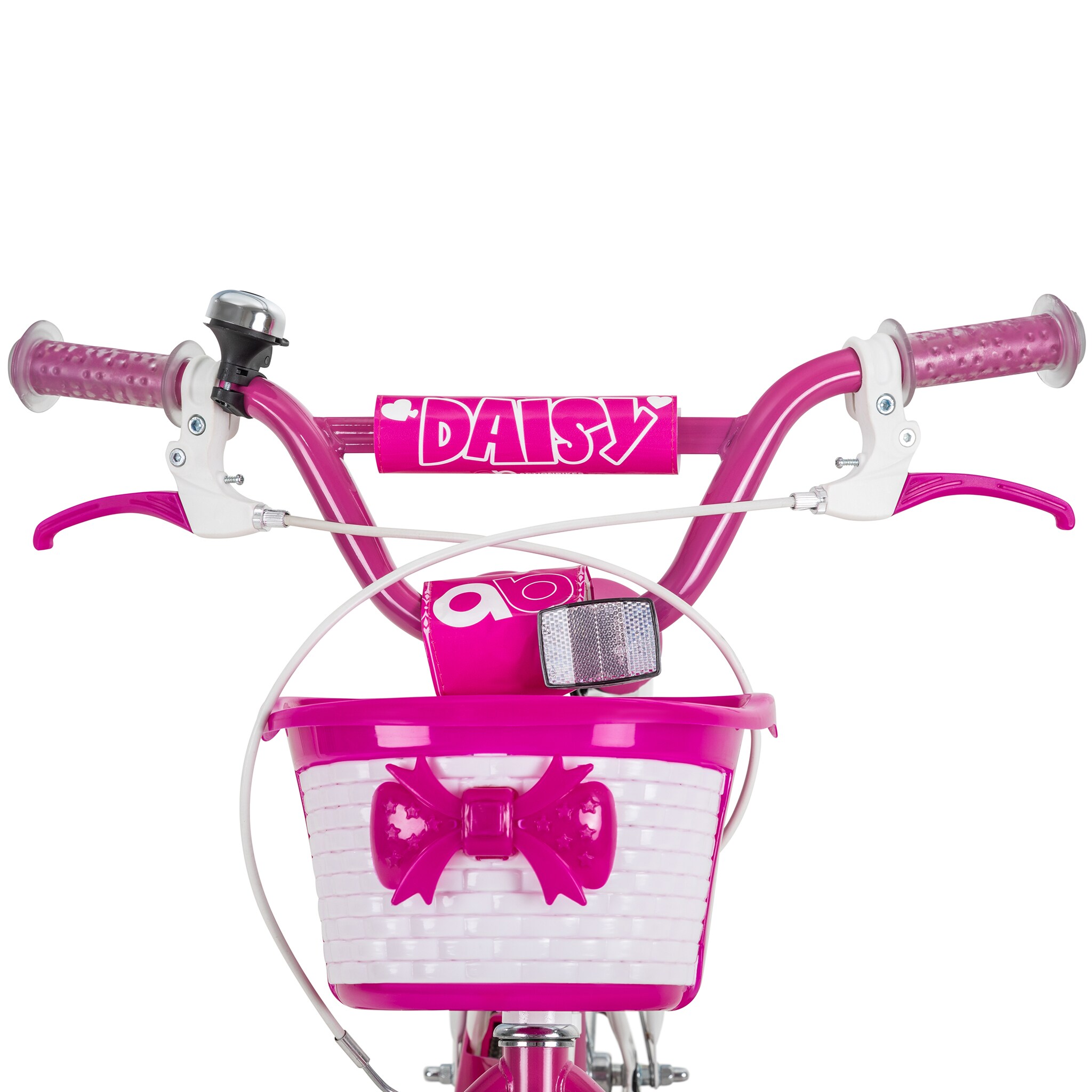 Actionbikes Kinderfahrrad Daisy 20 Zoll, pink, V-Brake-Bremsen, Antirutschgriffe, Kettenschutz, Korb (East)